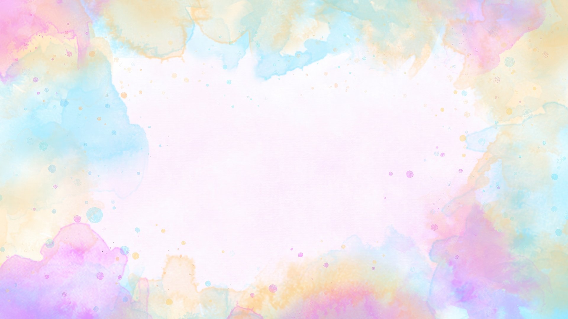 Rainbow watercolor background